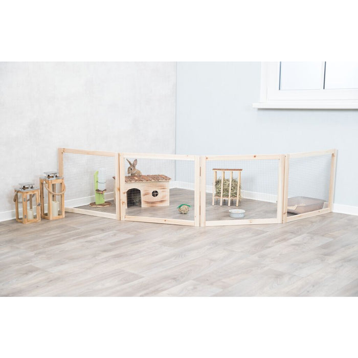 Indoor Freilaufgehege, Zwergkaninchen