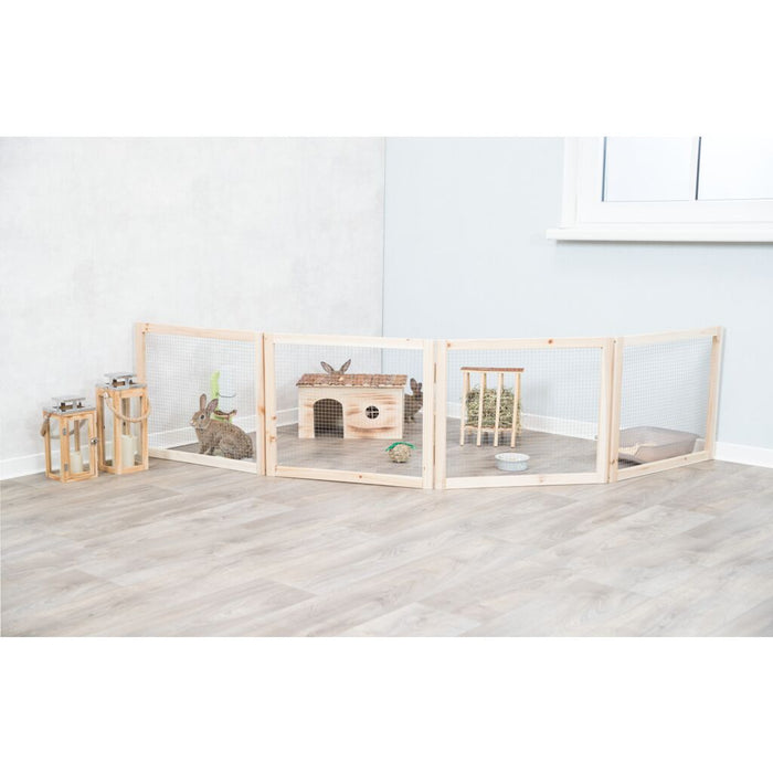 Indoor Freilaufgehege, Zwergkaninchen
