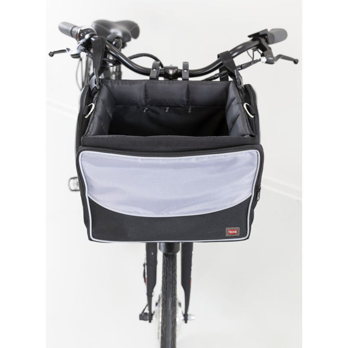 Front-Box für Fahrräder, schwarz/grau