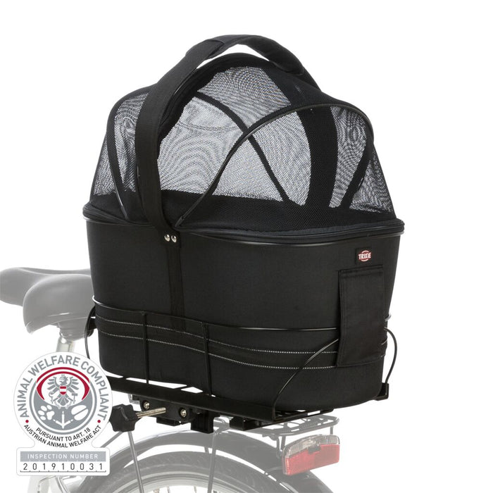 Fahrradkorb für Gepäckträger, EVA, schwarz
