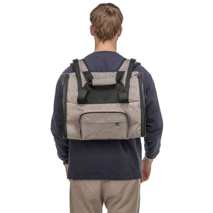 Rucksack Shiva, braun/beige