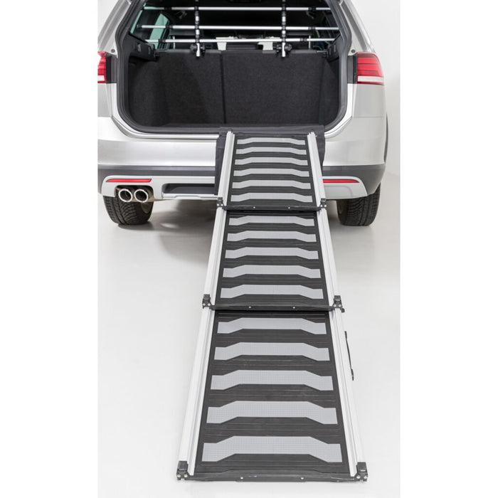 3-fach Teleskop-Rampe, Aluminium/TPR, 6,8 kg, schwarz/grau