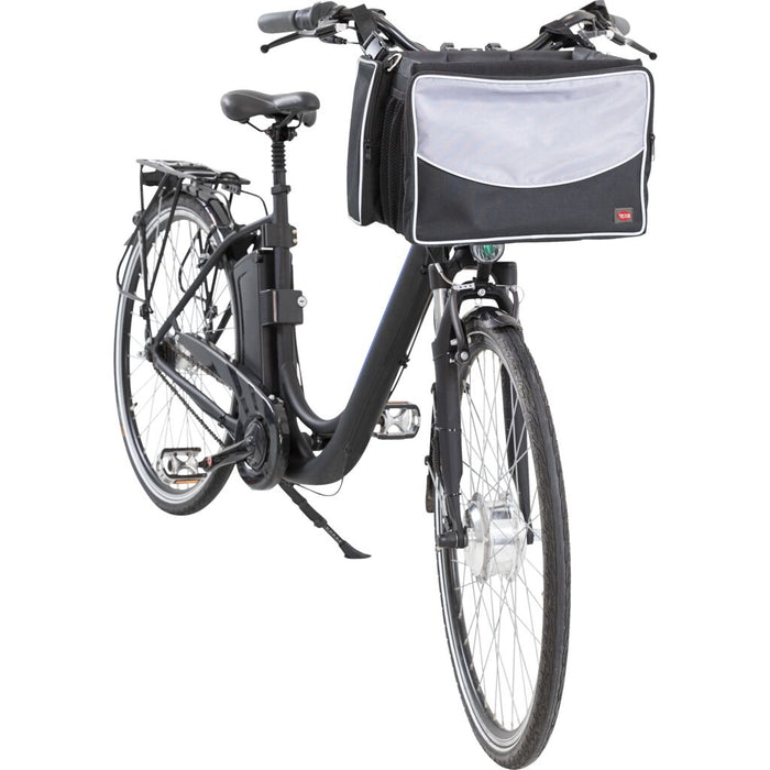 Front-Box für Fahrräder, schwarz/grau