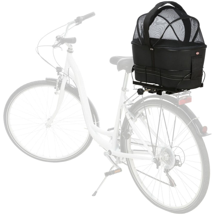 Fahrradkorb für Gepäckträger, EVA, schwarz