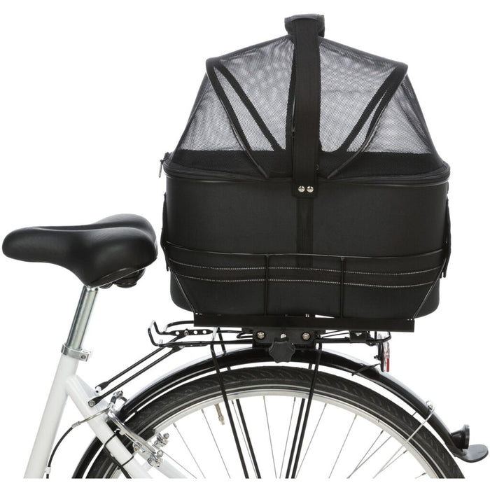 Fahrradkorb für Gepäckträger, EVA, schwarz