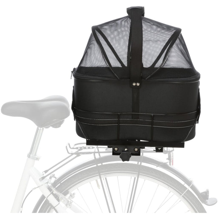 Fahrradkorb für Gepäckträger, EVA, schwarz