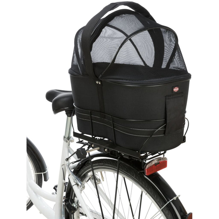 Fahrradkorb für Gepäckträger, EVA, schwarz