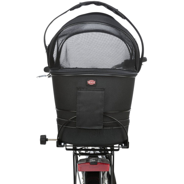 Fahrradkorb für Gepäckträger, EVA, schwarz