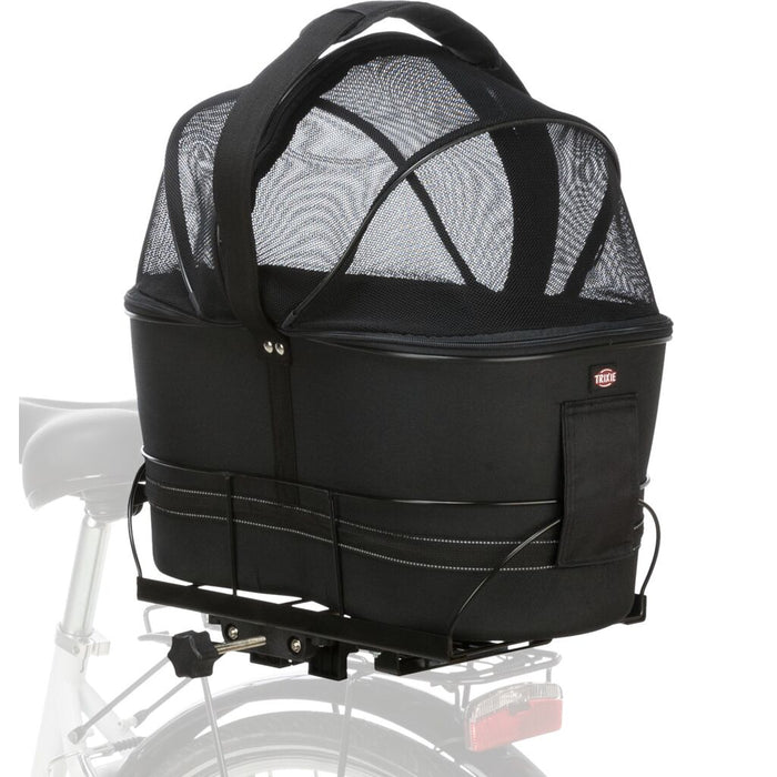Fahrradkorb für Gepäckträger, EVA, schwarz