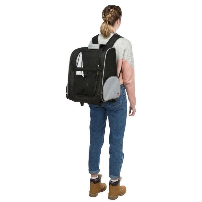 Trolley/Rucksack, schwarz/grau