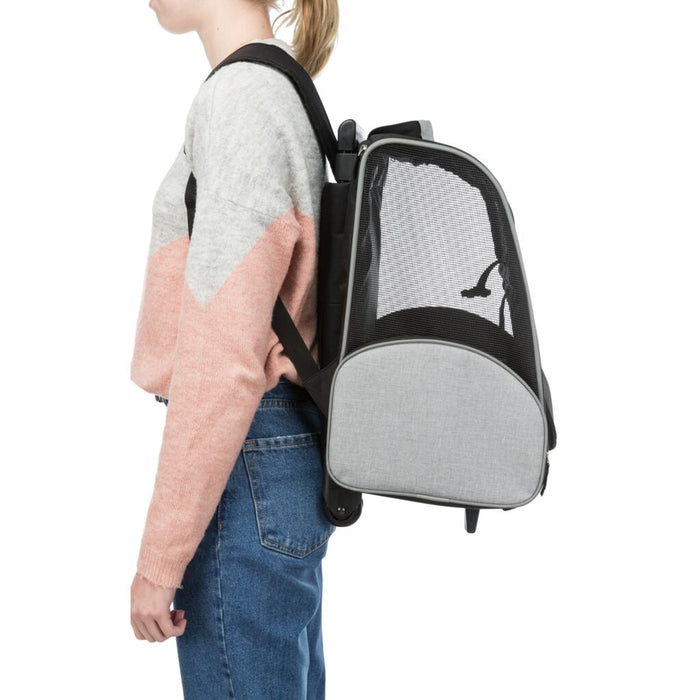 Trolley/Rucksack, schwarz/grau