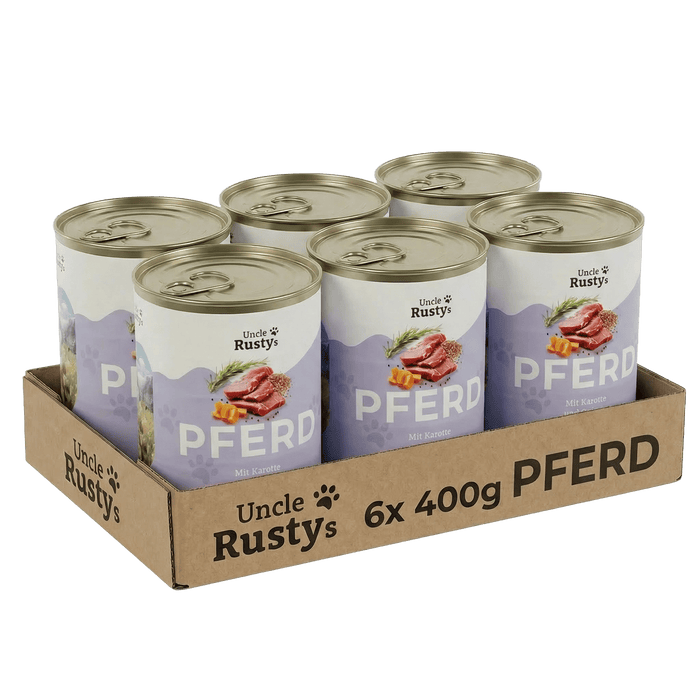 Pferd mit Karotte und Quinoa