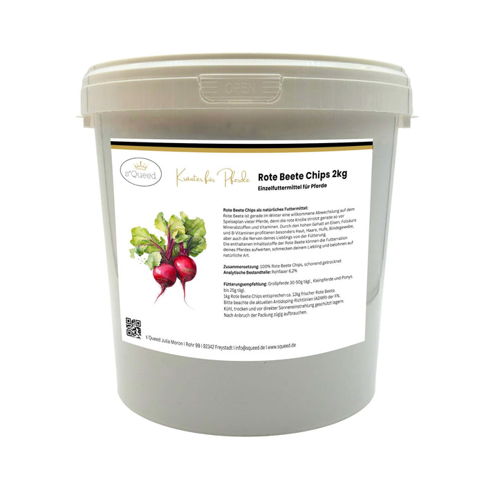 Rote Beete Chips Pferd 2kg