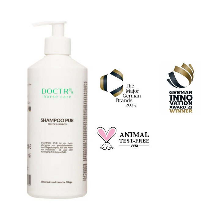 SHAMPOO PUR – Pflegeshampoo für Pferde