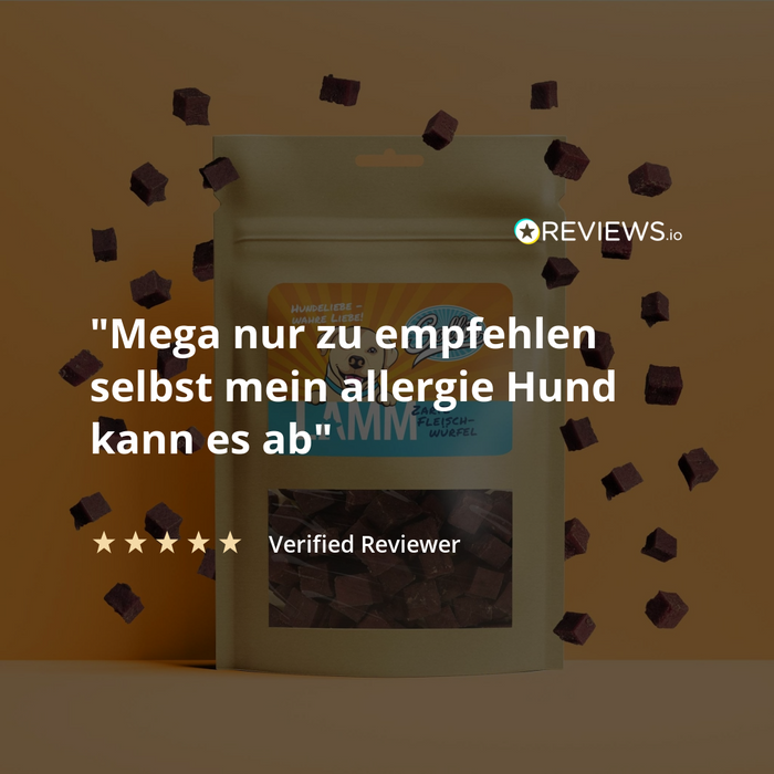 Zarter Liebesbeweis - Lamm Fleischwürfel