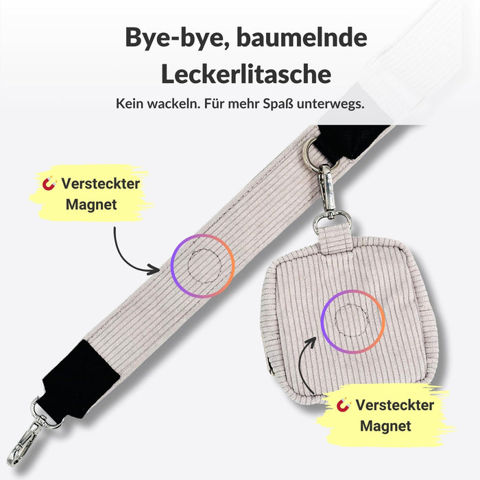 Gassitasche · Cord · Creme Deluxe