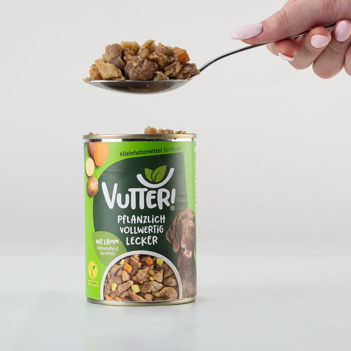 Vutter! Nassfutter: Wie Lamm