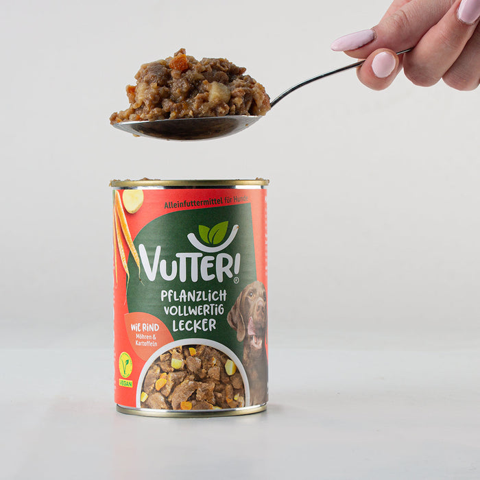 Vutter! Nassfutter: Wie Rind