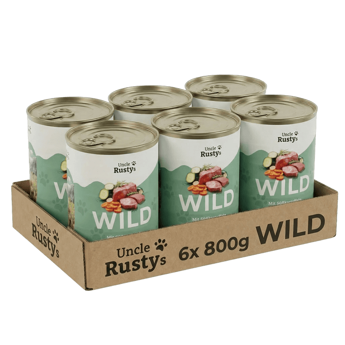 Wild mit Süßkartoffeln und Zucchini