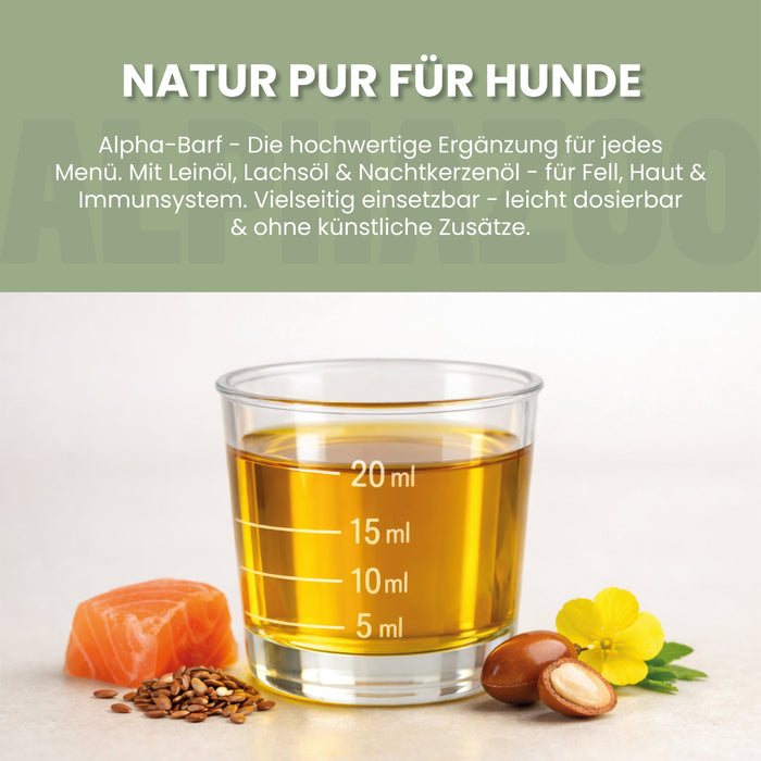 Alpha-Barf Futteröl für Hunde