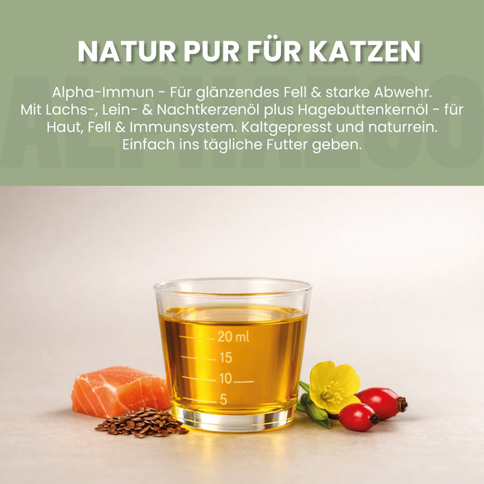 Alpha-Immun Futteröl für Katzen