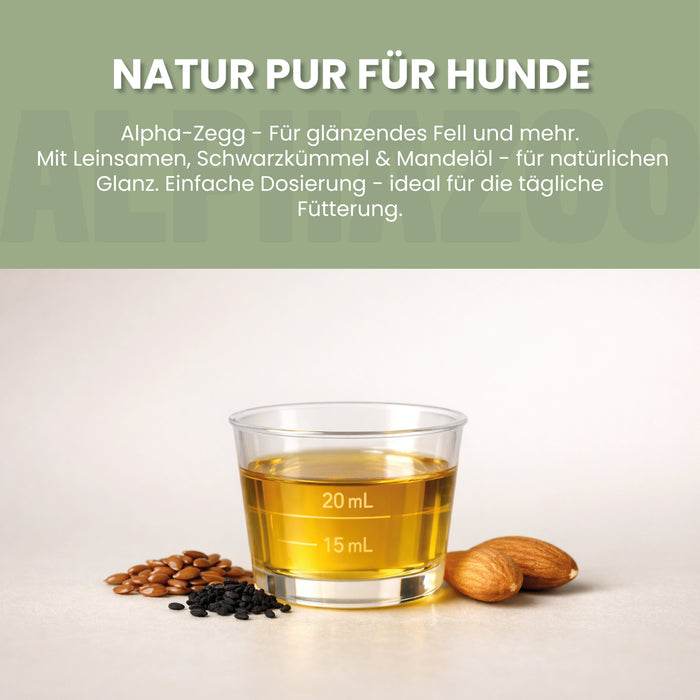 Alpha-Zegg Futteröl für Hunde
