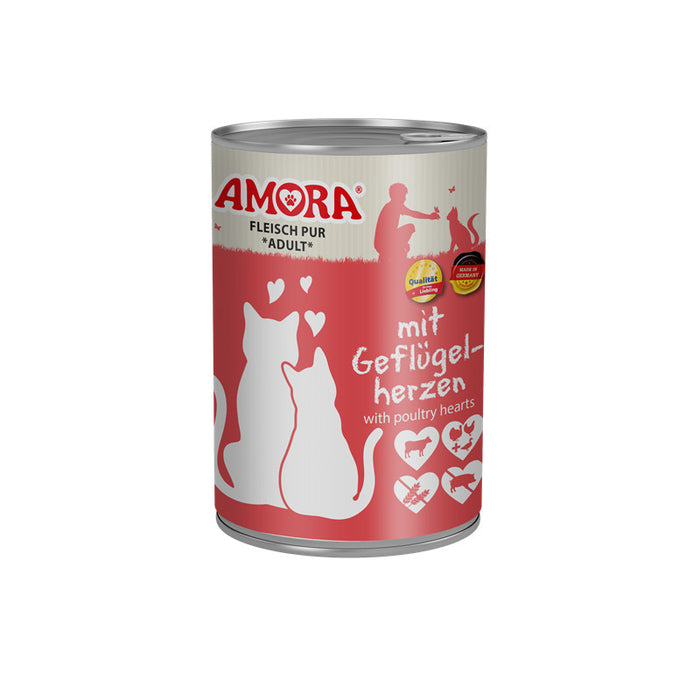AMORA Cat Fleisch Pur 6x400g