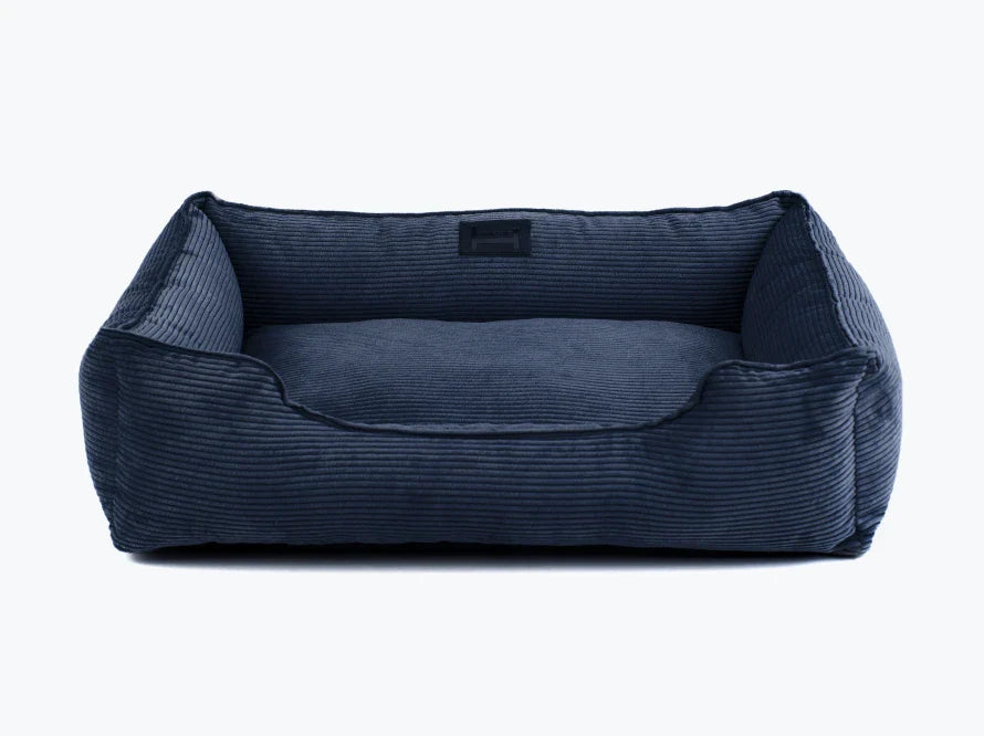 DREAMER orthopädisches Hundebett aus Möbelcord mit Handwerklich/ Höchste Funktionalität