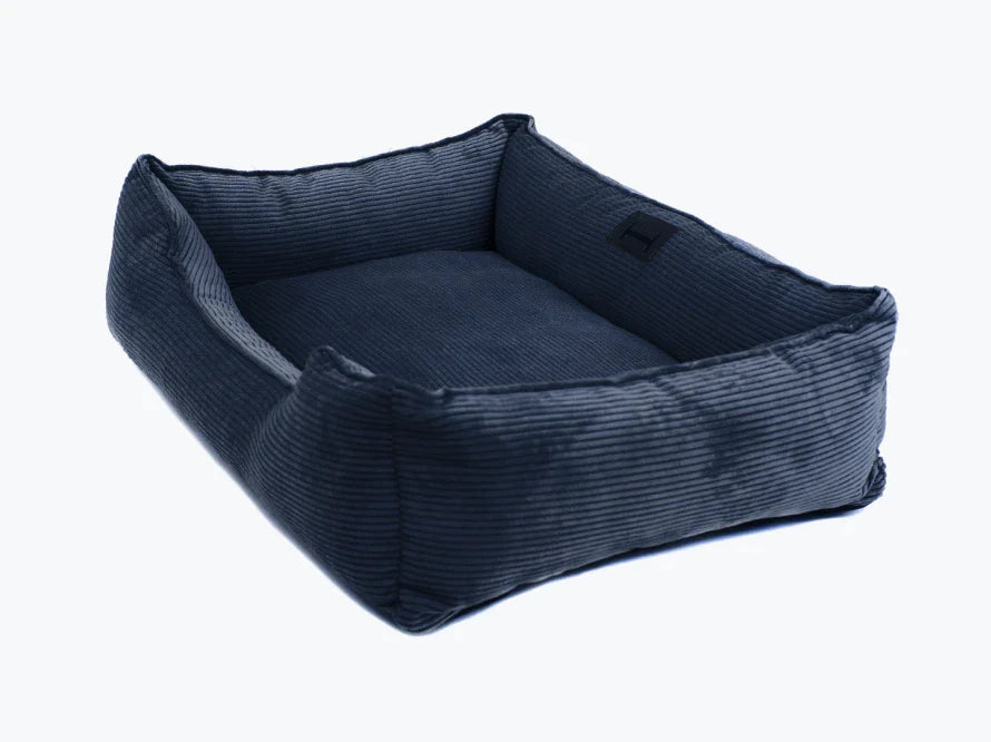 DREAMER orthopädisches Hundebett aus Möbelcord mit Handwerklich/ Höchste Funktionalität