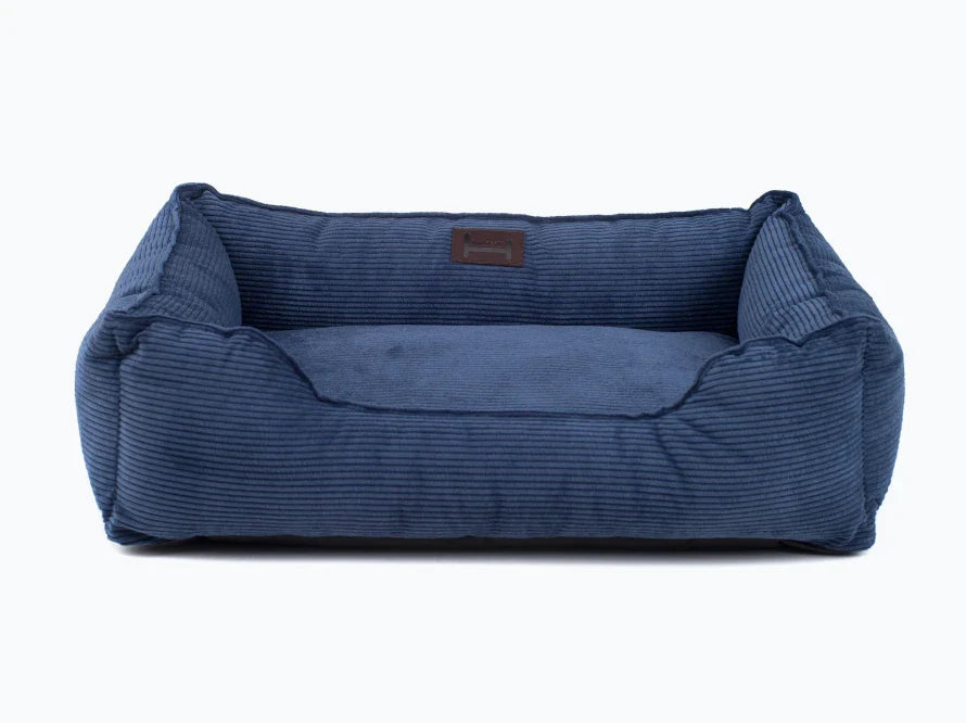 DREAMER orthopädisches Hundebett aus Möbelcord mit Handwerklich/ Höchste Funktionalität