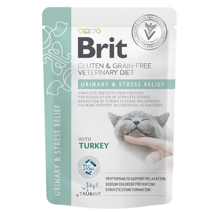 Brit Vet Cat Pouch Urinary & Stress Relief
