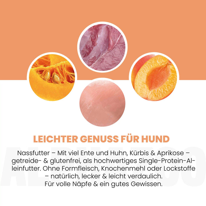Ente + Huhn Nassfutter für Welpen