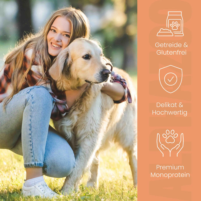 Lachs + Truthahn Nassfutter für Adult Hunde
