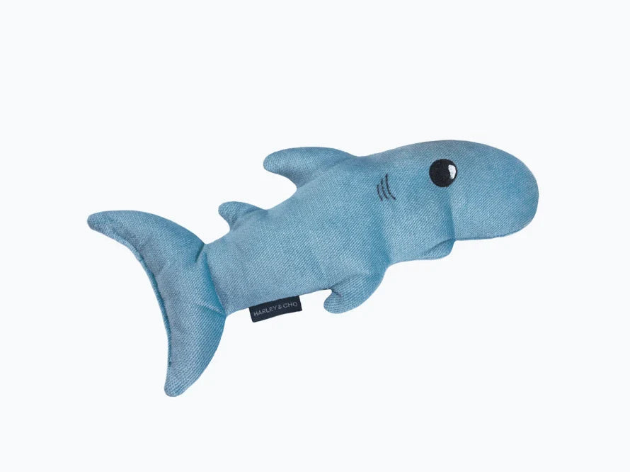 BABY SHARK Katzenspielzeug / interaktives Plüschtier / sanftes Rascheln