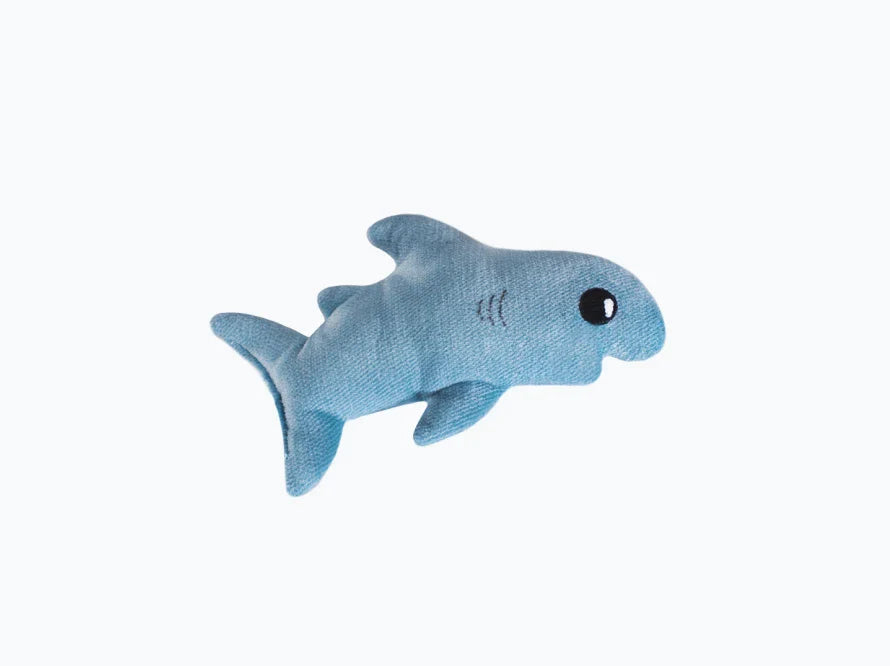 BABY SHARK Katzenspielzeug / interaktives Plüschtier / sanftes Rascheln