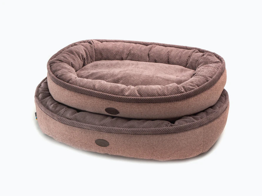 DONUT Hundebett aus langlebigem Soft-Touch-Möbelstoff