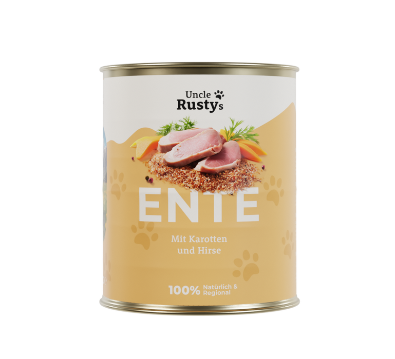 Ente mit Karotten und Hirse