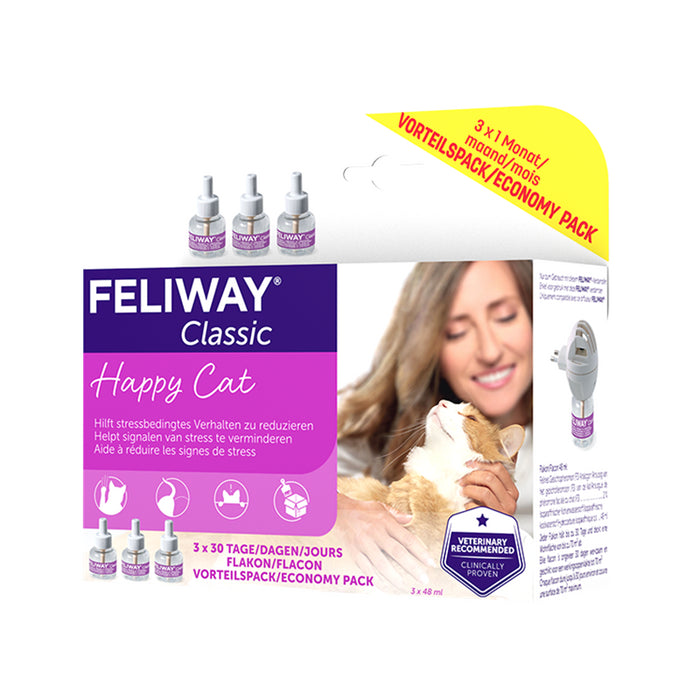 Feliway Classic 3x30 Tage Nachfüllflakon