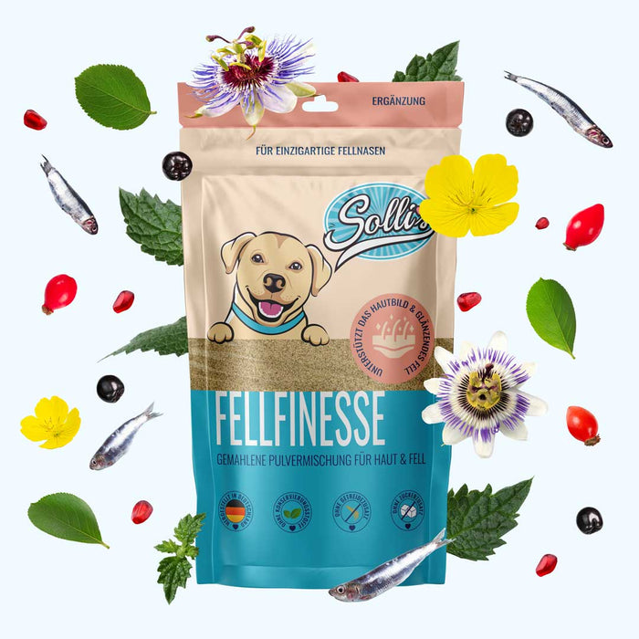 Fellfinesse Fellpflegepulver - Für Haut & glänzendes Fell