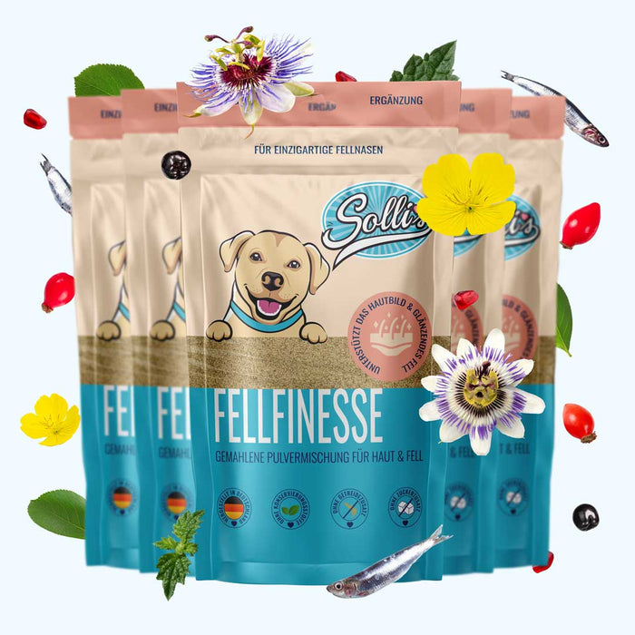 Fellfinesse Fellpflegepulver - Für Haut & glänzendes Fell