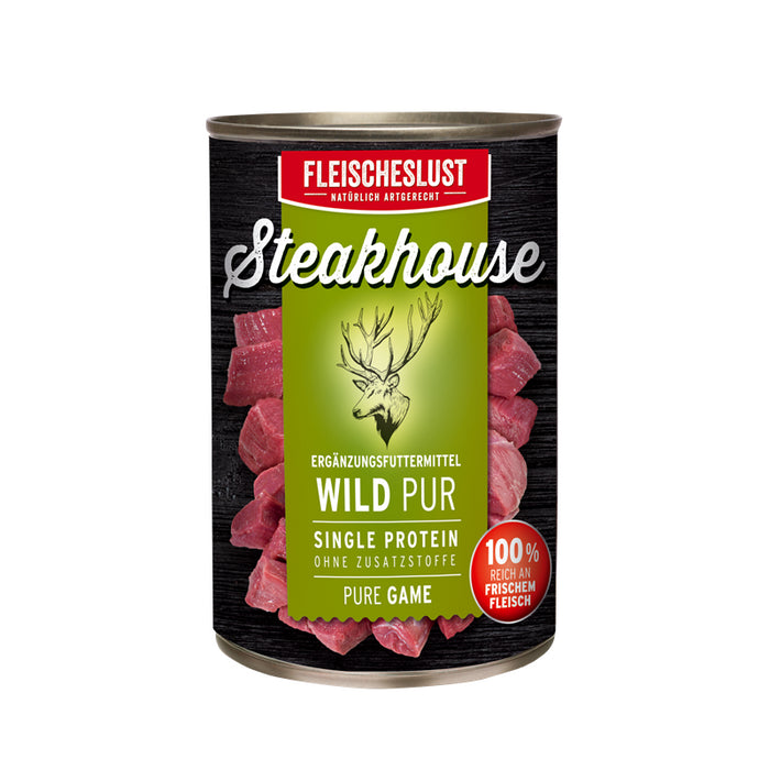 Fleischeslust Steakhouse Pur 12x400g