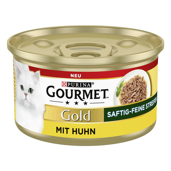 GOURMET GOLD Saftig-feine Streifen 12x85g