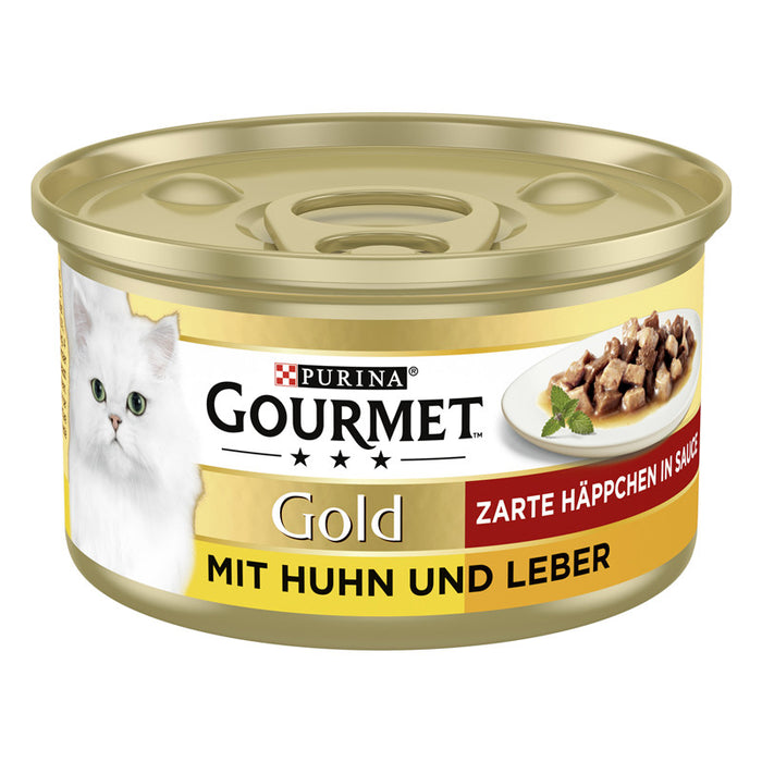 Gourmet Dose Gold Häppchen Sauce 12x85g