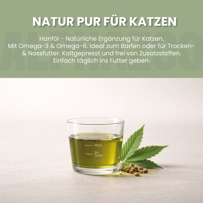 Hanföl für Katzen