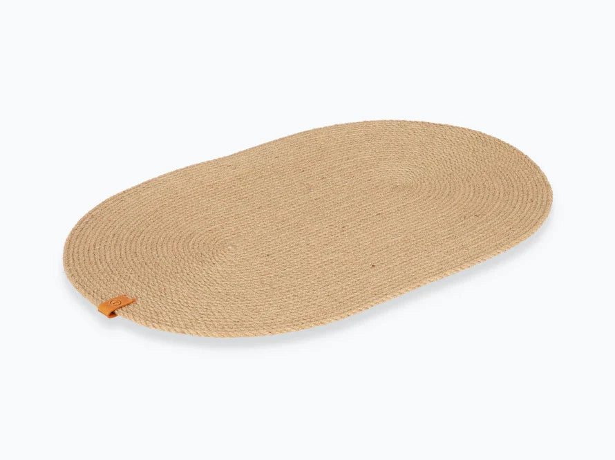 Napfmatte für Katzennapf und Hundenapf aus hypoallergene Jute