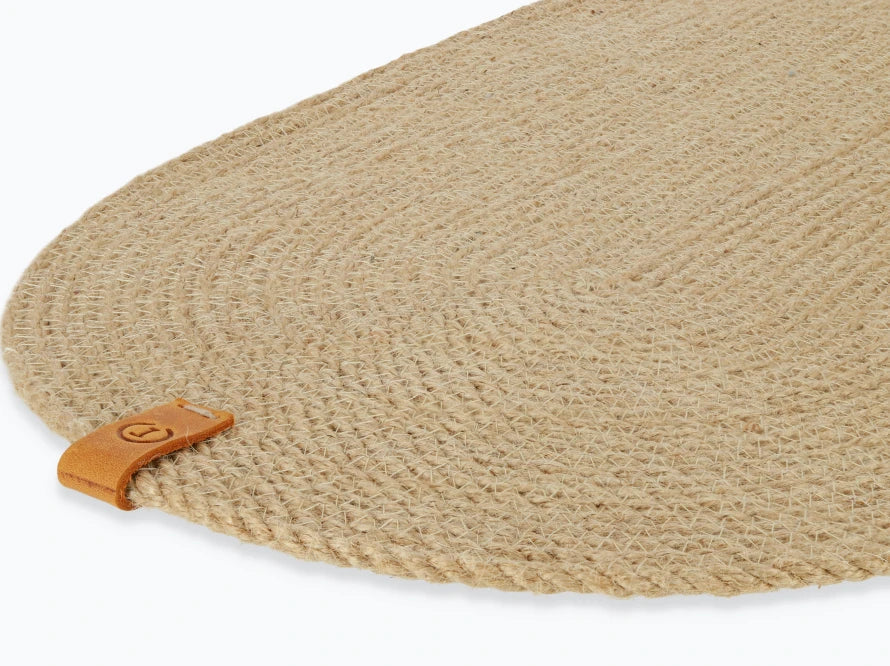 Napfmatte für Katzennapf und Hundenapf aus hypoallergene Jute