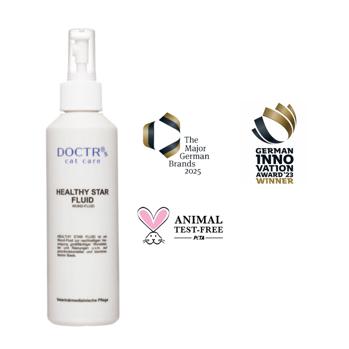 HEALTHY STAR FLUID - Wund-Fluid für Katzen