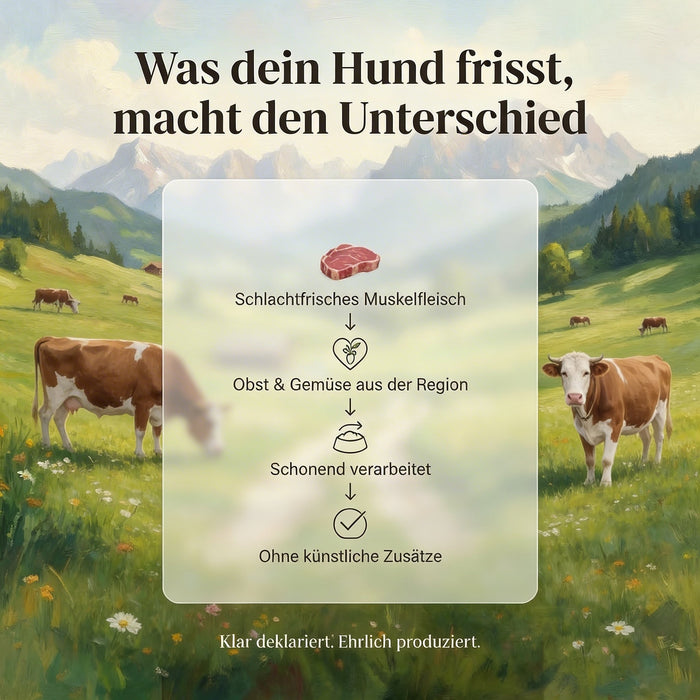 Lamm mit Rote Beete, Haferkleie und Apfel