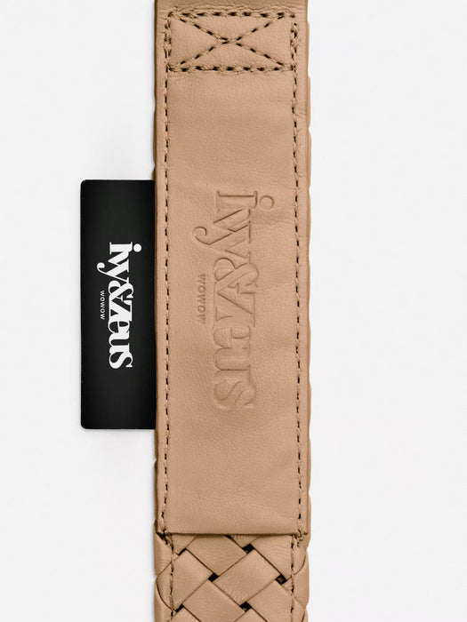 Handgeflochten & Limitiert: Halsband Safari in Beige