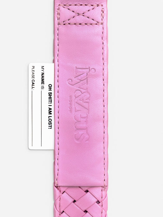 Handgeflochten & Limitiert: Halsband Daisy in Rosa